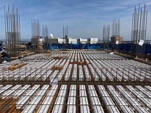 スラブ配筋の事例画像